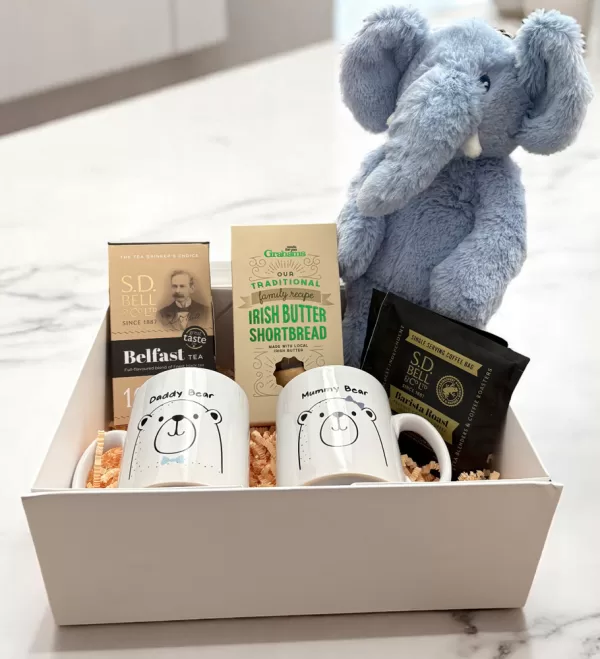 Baby Box with Blue Teddy