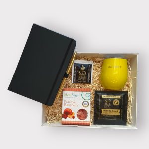 Welcome to the team gift box with yellow mug