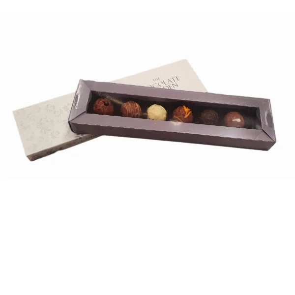 Artisan Selection of 6 Beautiful Handmade Chocolates - Image 2