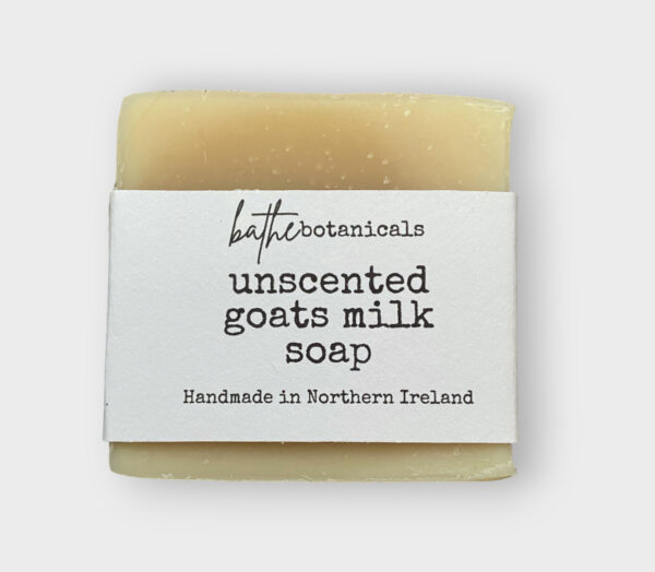 Bathe Botanicals Unscented Goats Milk Soap