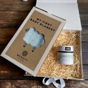 Wee lamb gift box for baby boy