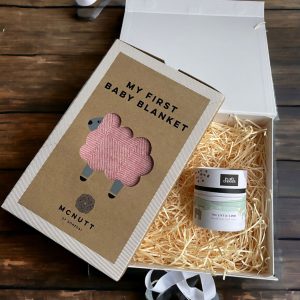 Wee lamb gift box for baby girl