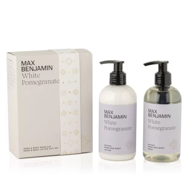 White Pomegranate Hand & Body Wash & Lotion Gift Set - Image 5