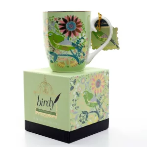 Tipperary Crystal Greenfinch Mug with Box