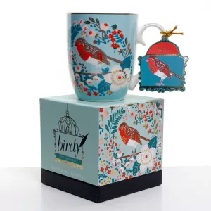 Tipperary Crystal Robin Mug With Box